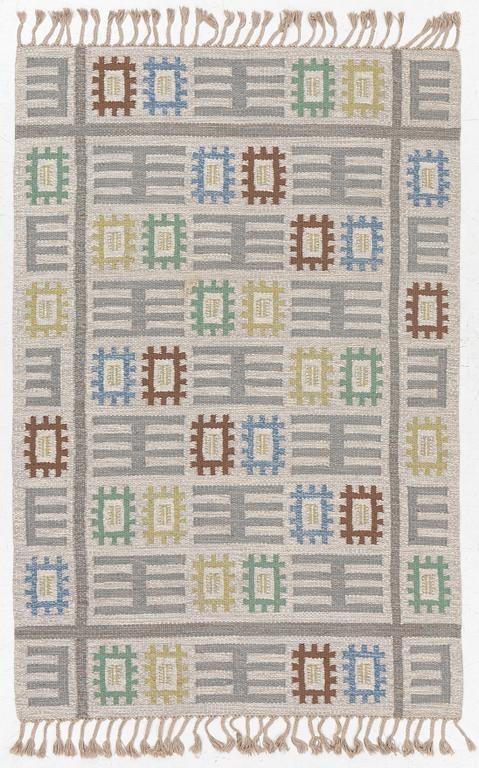 Rug, flat weave, approx. 200 x 135 cm.