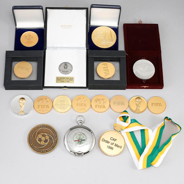 A collection of 20 football medals from FIFA etc.