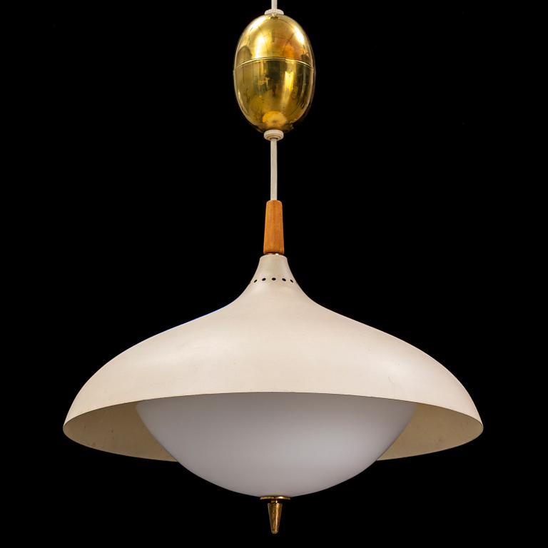 A Böhlmarks ceiling lamp, 1940/50s.