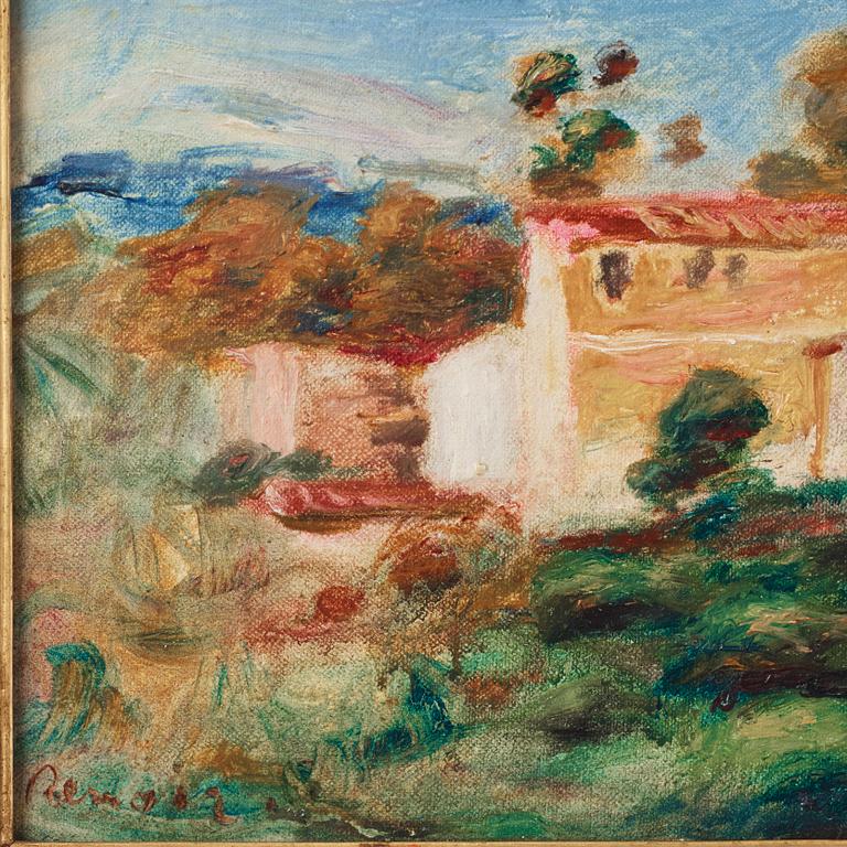 Pierre-Auguste Renoir, "La maison de la poste à Cagnes".