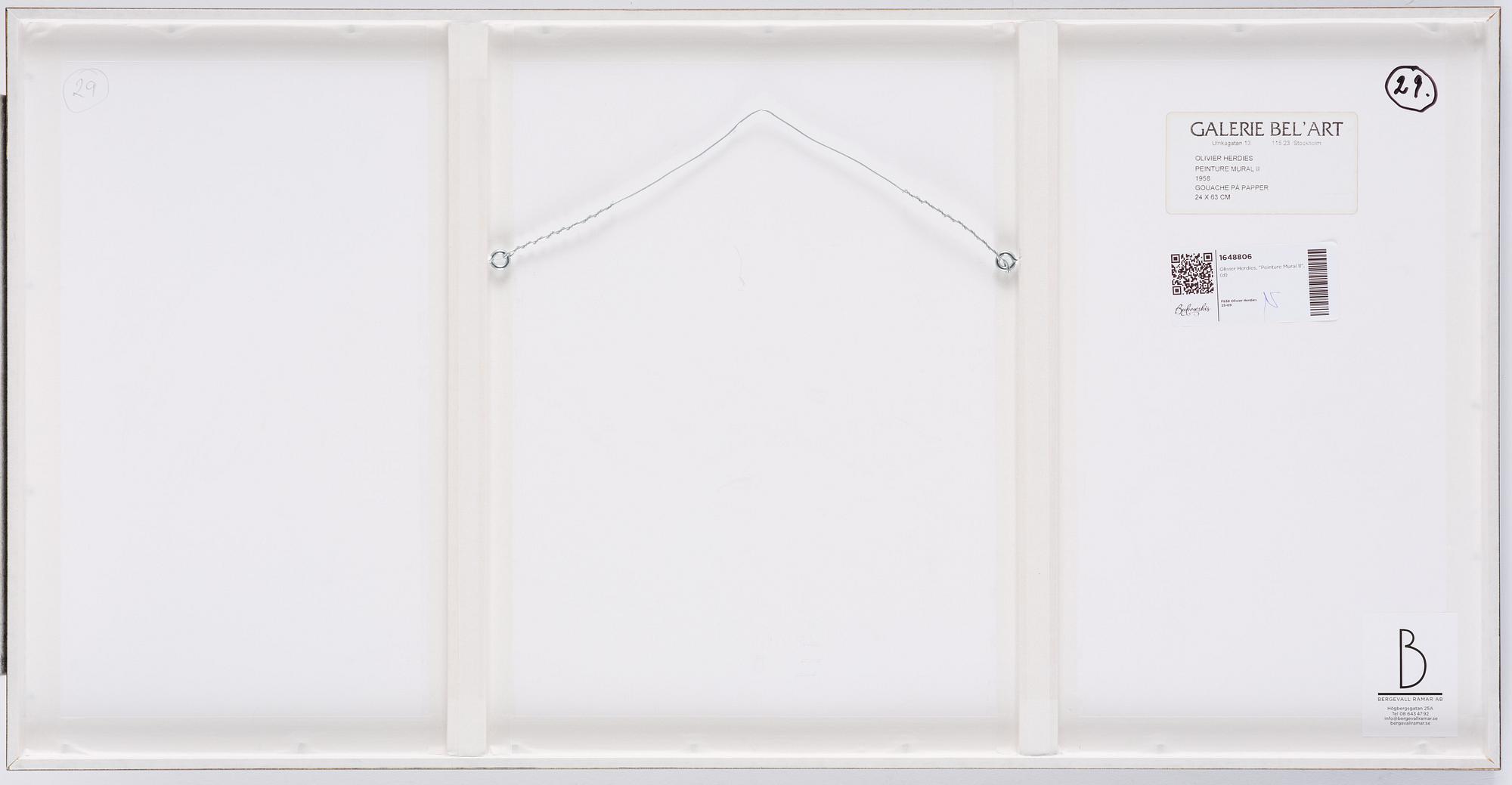 Olivier Herdies, "Peinture Mural II".