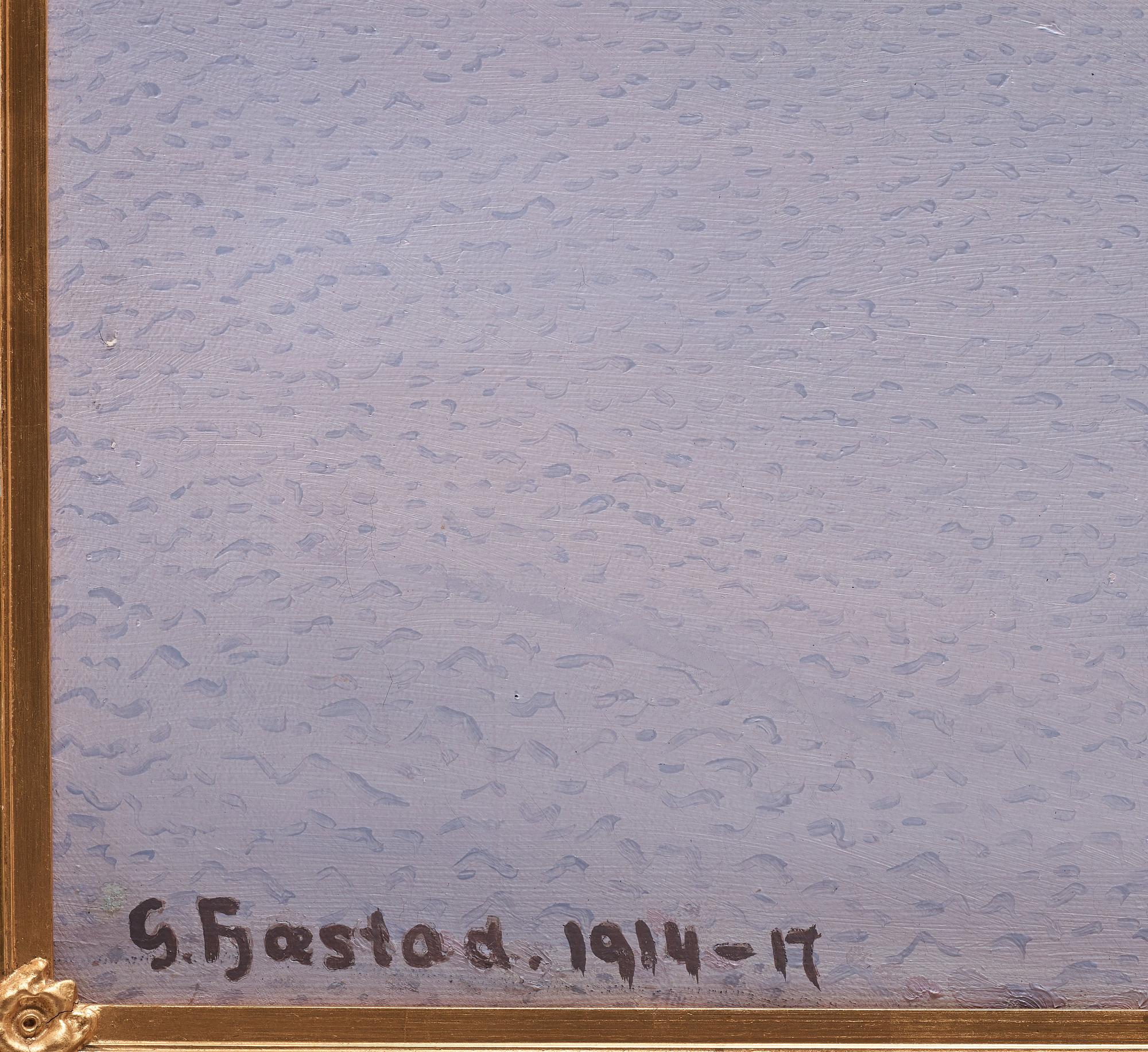 Gustaf Fjaestad, "Förvinter (Duved Jämtland)".