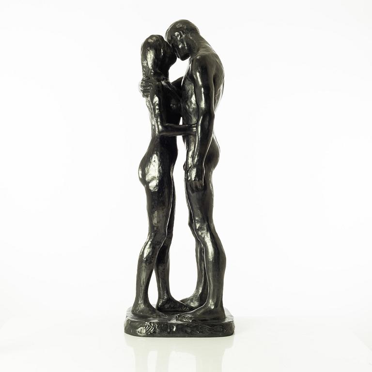 Gudmar Olovson, skulptur. Signerad. Numrerad. Gjutarstämpel. Brons, höjd 90 cm, längd 32 cm.