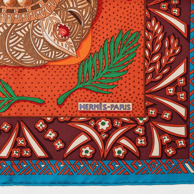 Hermès, scarf, "Zénobie, Reine de Palmyre".
