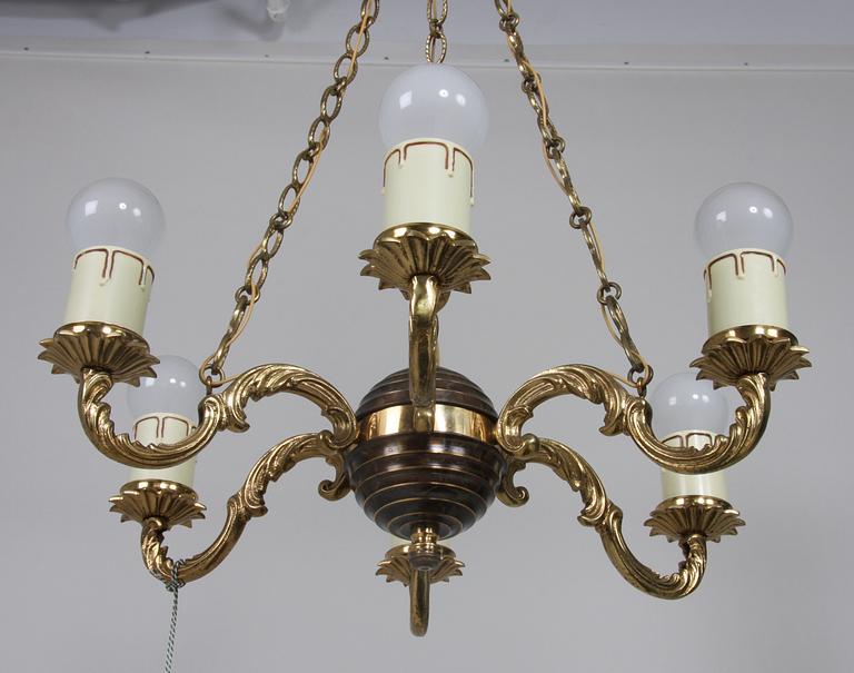 TAKARMATUR, 6 ljusarmar, art deco.