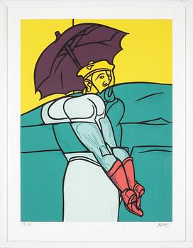 Valerio Adami · VALERIO ADAMI, färgserigrafi, signerad och numrerad 55/150.