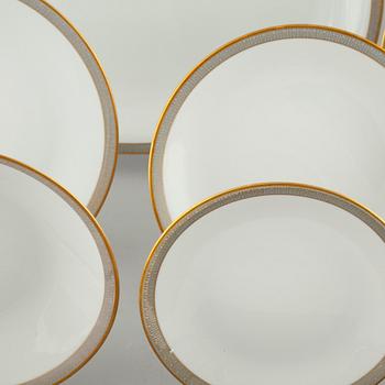 MATSERVIS, 56 delar, porslin, "Exclusiv", Rörstrand, 1950/60-tal.