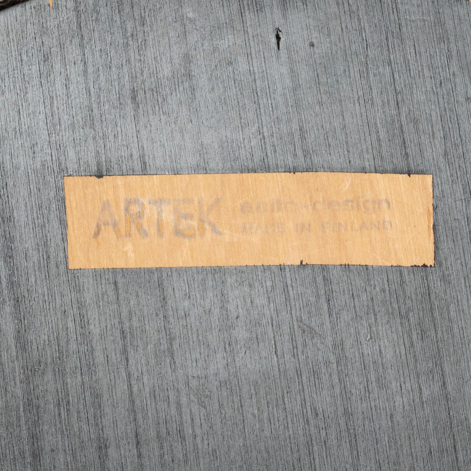 Alvar Aalto, A mid 20th century 'X600' stool for Artek.