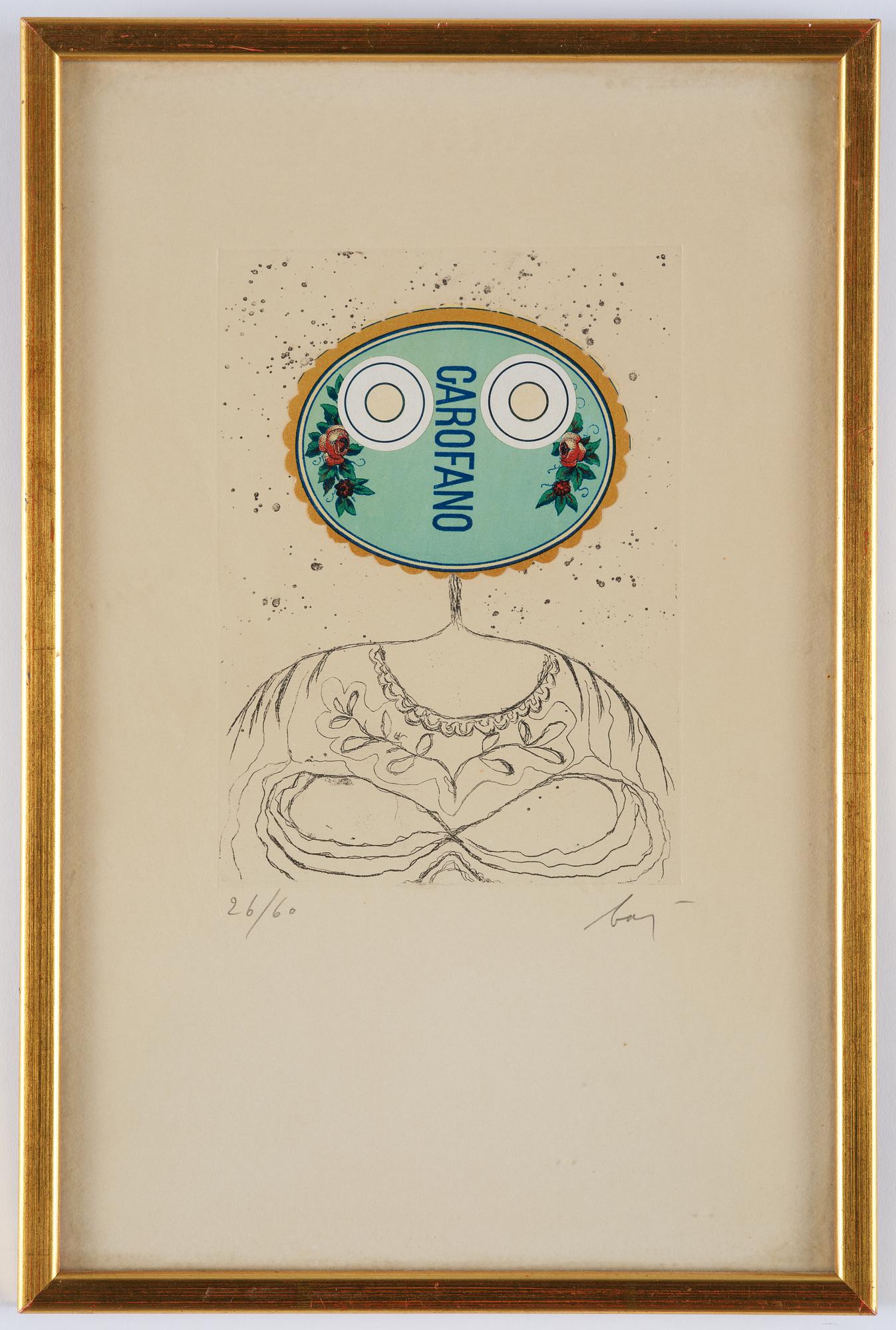 Enrico Baj, "Garofano".