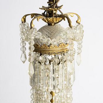 Chandelier, Oscarian, late 19th century.
