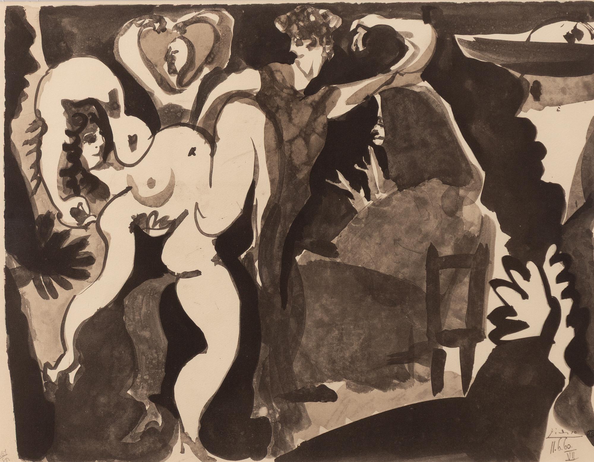 Pablo Picasso, efter, pochoir, signerad i trycket och numrerad 261/500.