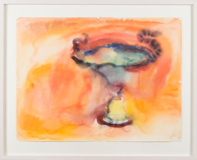 MARJUKKA PAUNILA, water colour, signed, unclear date.