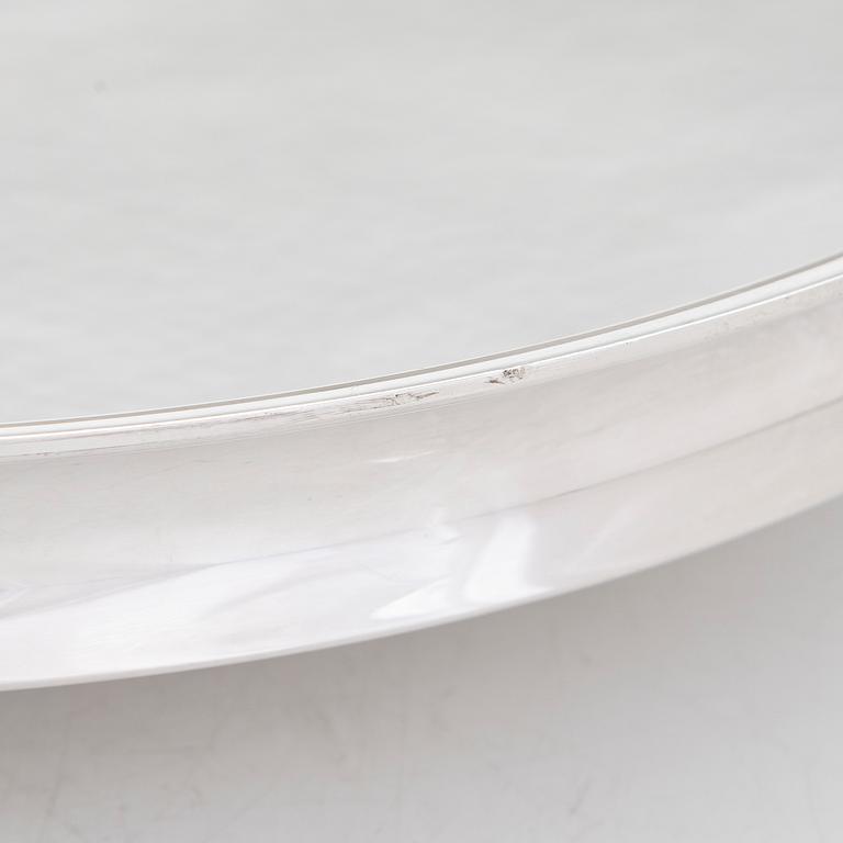 Tapio Wirkkala, a sterling silver dish, Kultakeskus, Hämeenlinna 1972.