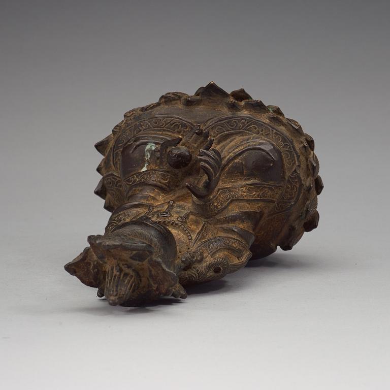 GUANYIN, brons. Sen Mingdynasti (1368-1644).