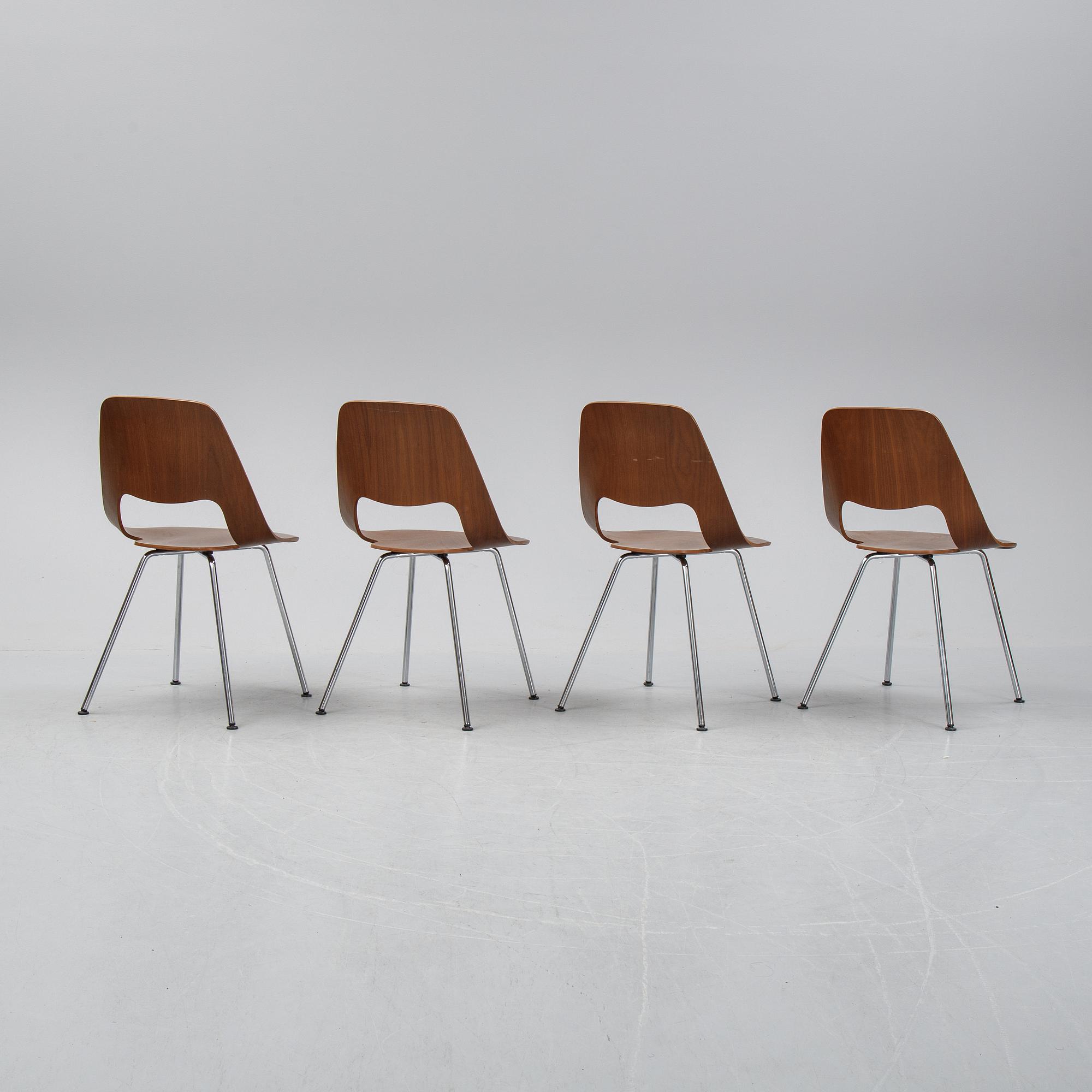 ALFREDO HÄBERLI, four 'Jill' chairs, Vitra, 2012.
