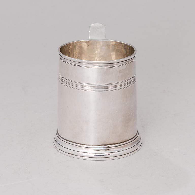 MUGG, sterling silver, Dublin, Irland 1736.