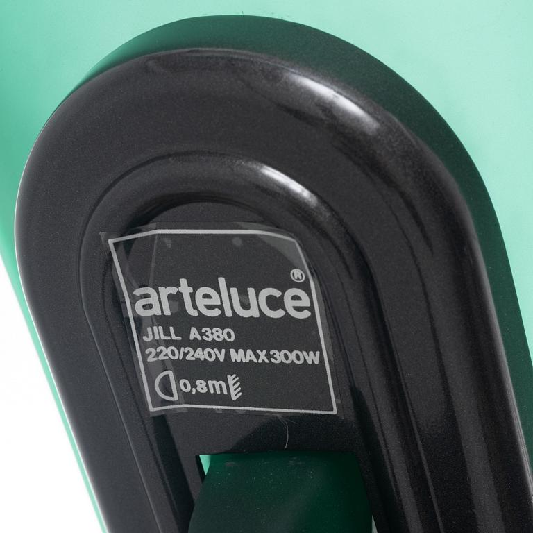 Perry King, Santiago Miranda & Gianluigi Arnald, a pair of floor lamps,, "Jill", Arteluce, Italy.