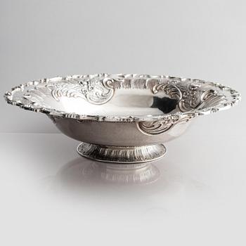 Lale Silverware & Co Ltd, praktskål, sterling silver, Istanbul, Turkiet 1900-tal. Nyrokoko.