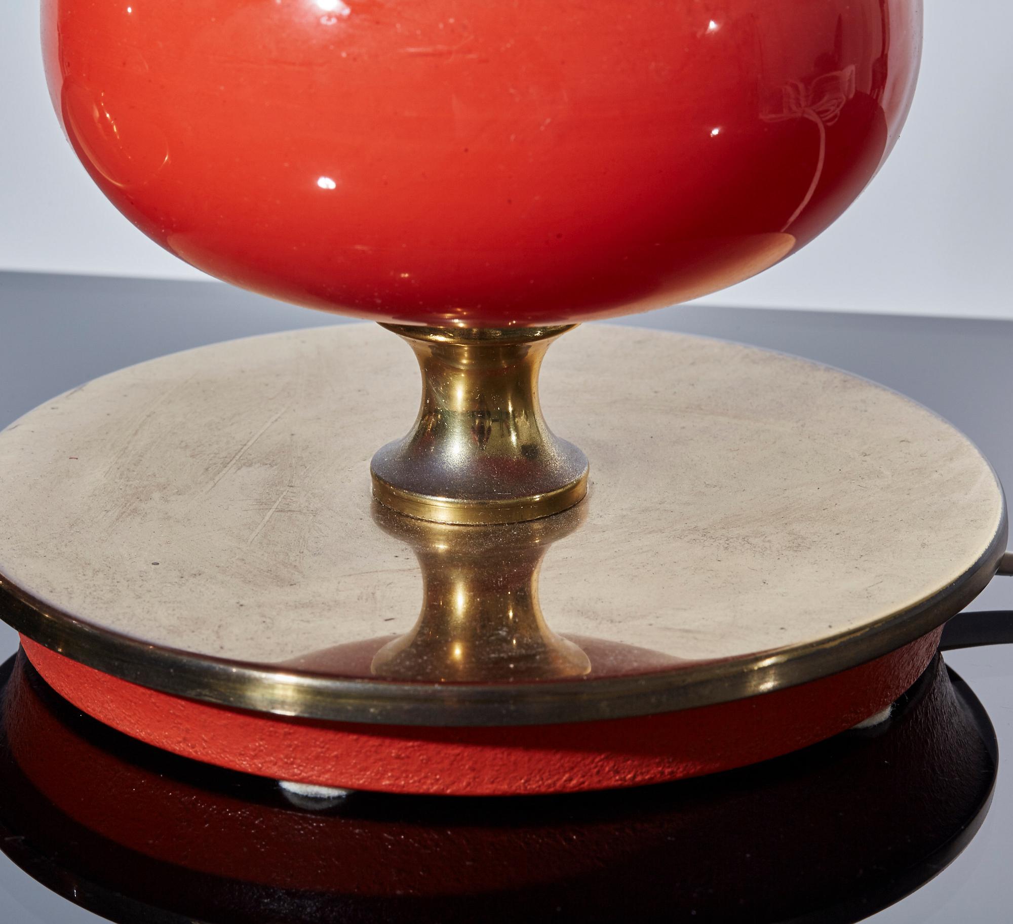 BORDSLAMPOR, ett par, AB Stilamatur, Tranås, 1900-talets andra hälft.