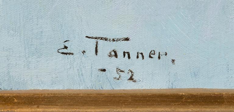EINO TANNER, olja på duk, signerad och daterad -52.