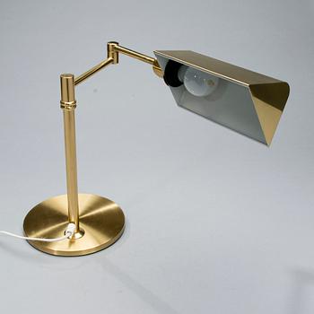 BORDSLAMPA, mässing, Ewå, Värnamo, 1900-talets sista kvartal.