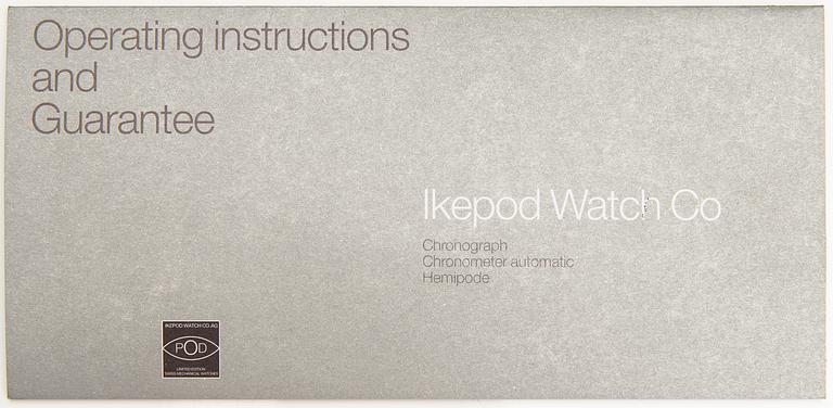 IKEPOD, Hemipode, wristwatch, 44 mm.