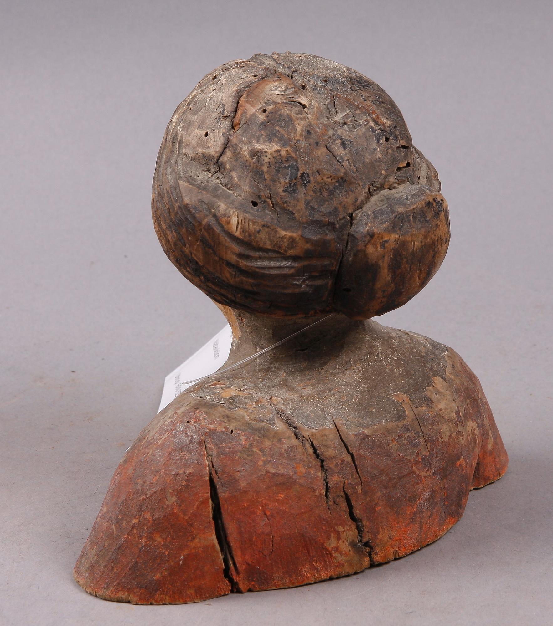 SKULPTUR, trä, troligtvis 1800-tal.