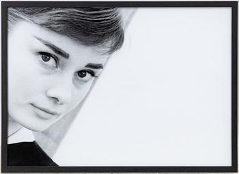 Per-Olow Anderson, "Audrey Hepburn photographed in 1955 in Italy.".