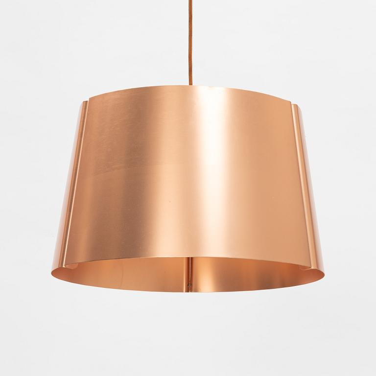 Jonas Lindvall, a model 'W1 24 Large' copper ceiling light, Wästberg.