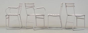 TRÄDGÅRDSSTOLAR, 4 st, 1900-talets mitt.