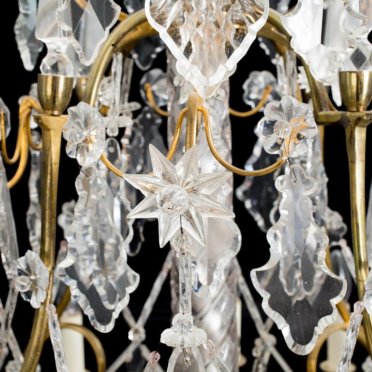 LJUSKRONA, barockstil, 1800-talets slut.