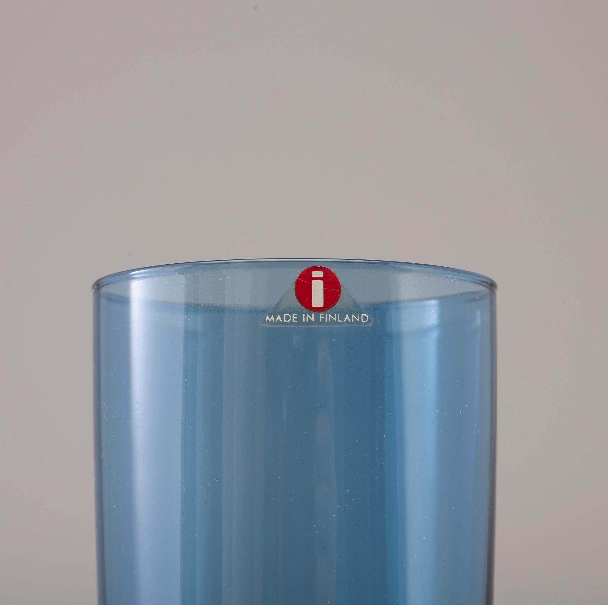 TAPIO WIRKKALA, saftglas, 12 st, modell 2204, Iittala, Finland. I produktion 1956-1969.