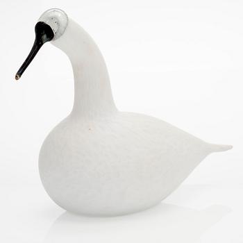 Oiva Toikka, glasfågel, "Swan", signerad O. Toikka Nuutajärvi och numrerad 200/2005.
