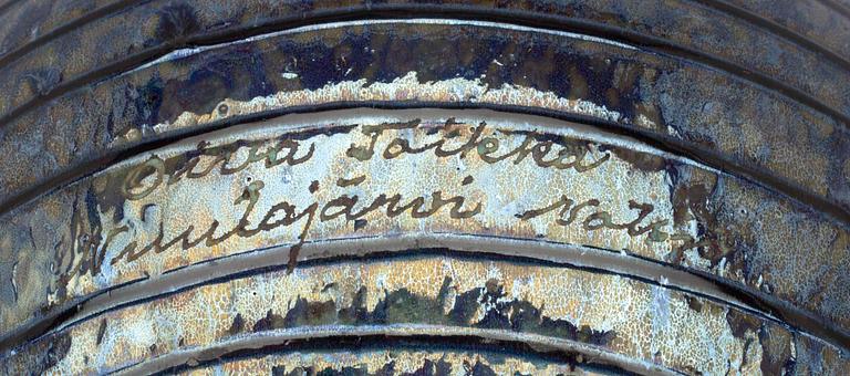 FIGURIN, glas, signerad Oiva Toikka Nuutajörvi Notsjö.