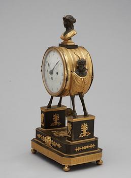 An Austrian Empire early 19th Century mantel clock.