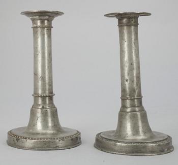 A PAIR OF CANDLESTICKS.