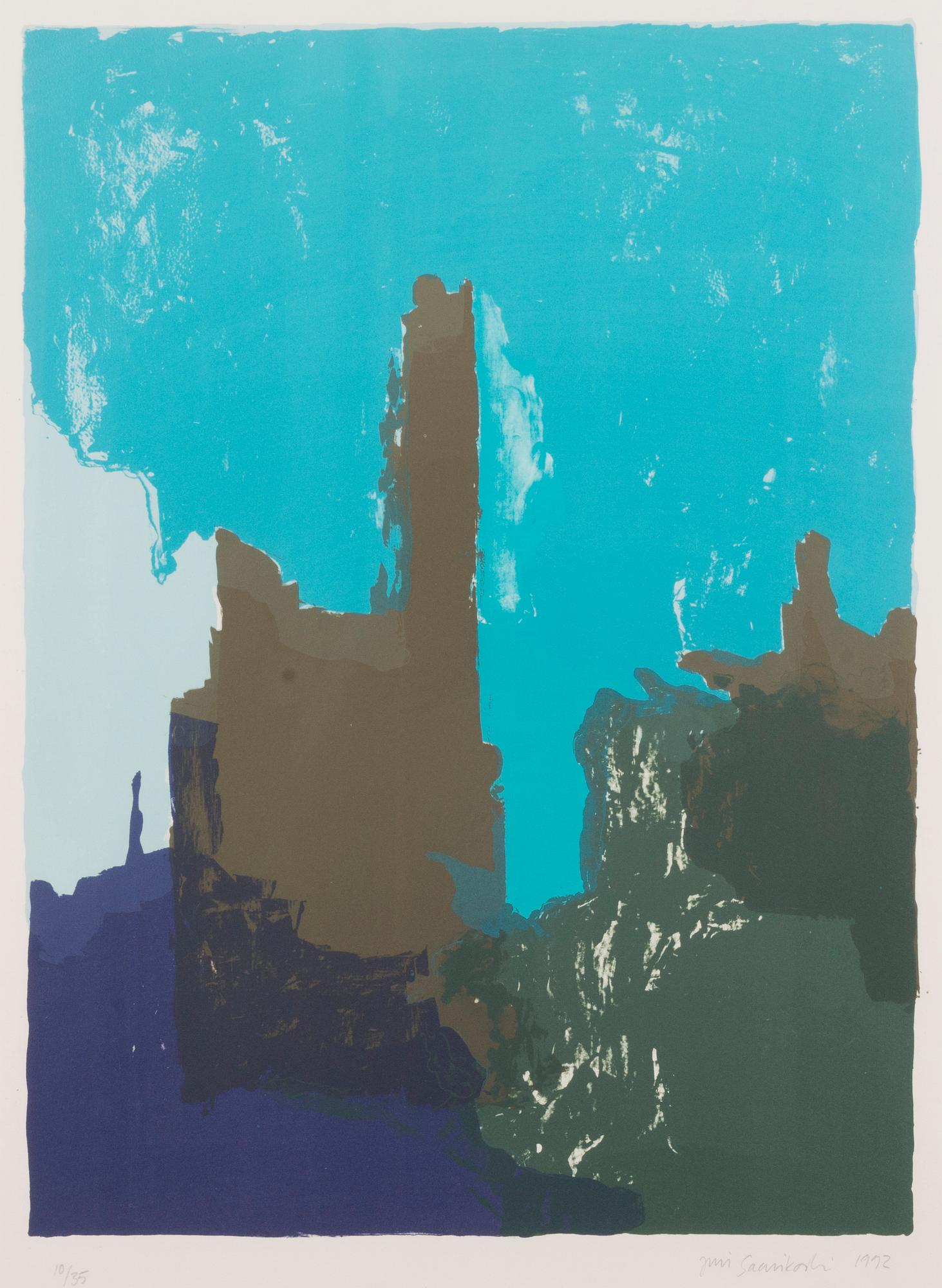 JURI SAARIKOSKI, lithograph, signed and dated 1992, numbered 10/35.