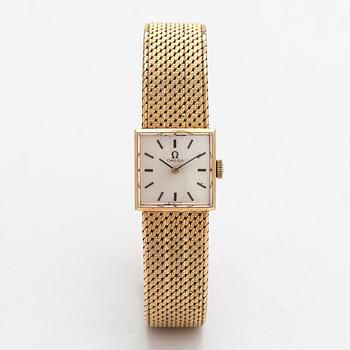 Omega, wristwatch, 17 x 17 mm.
