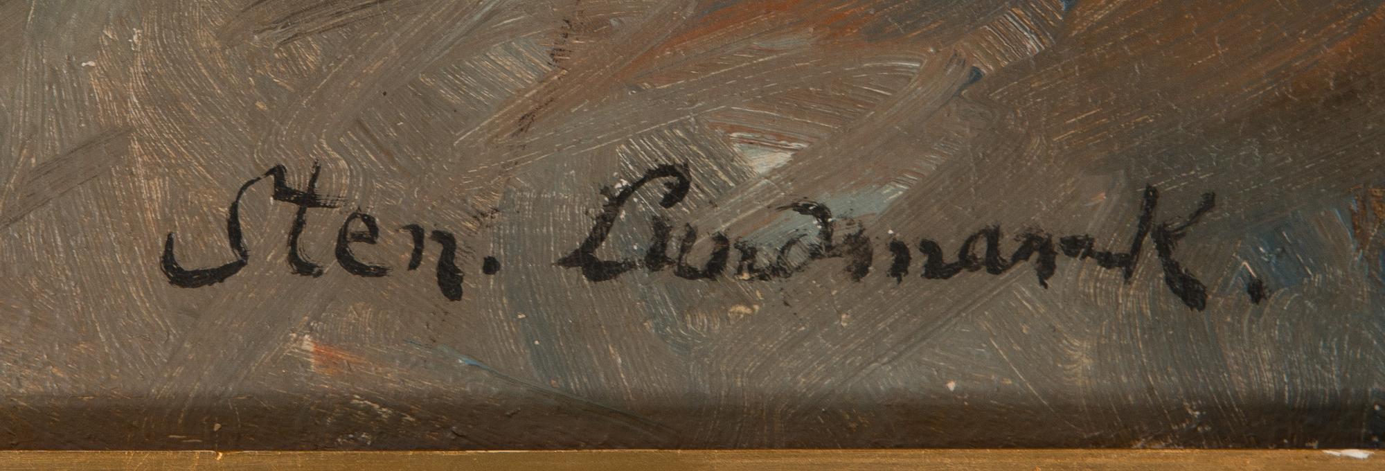 Sten Lundmark, oil on canvas, signed.