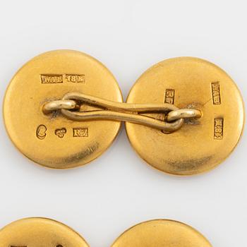 A pair of Bolin cufflinks.