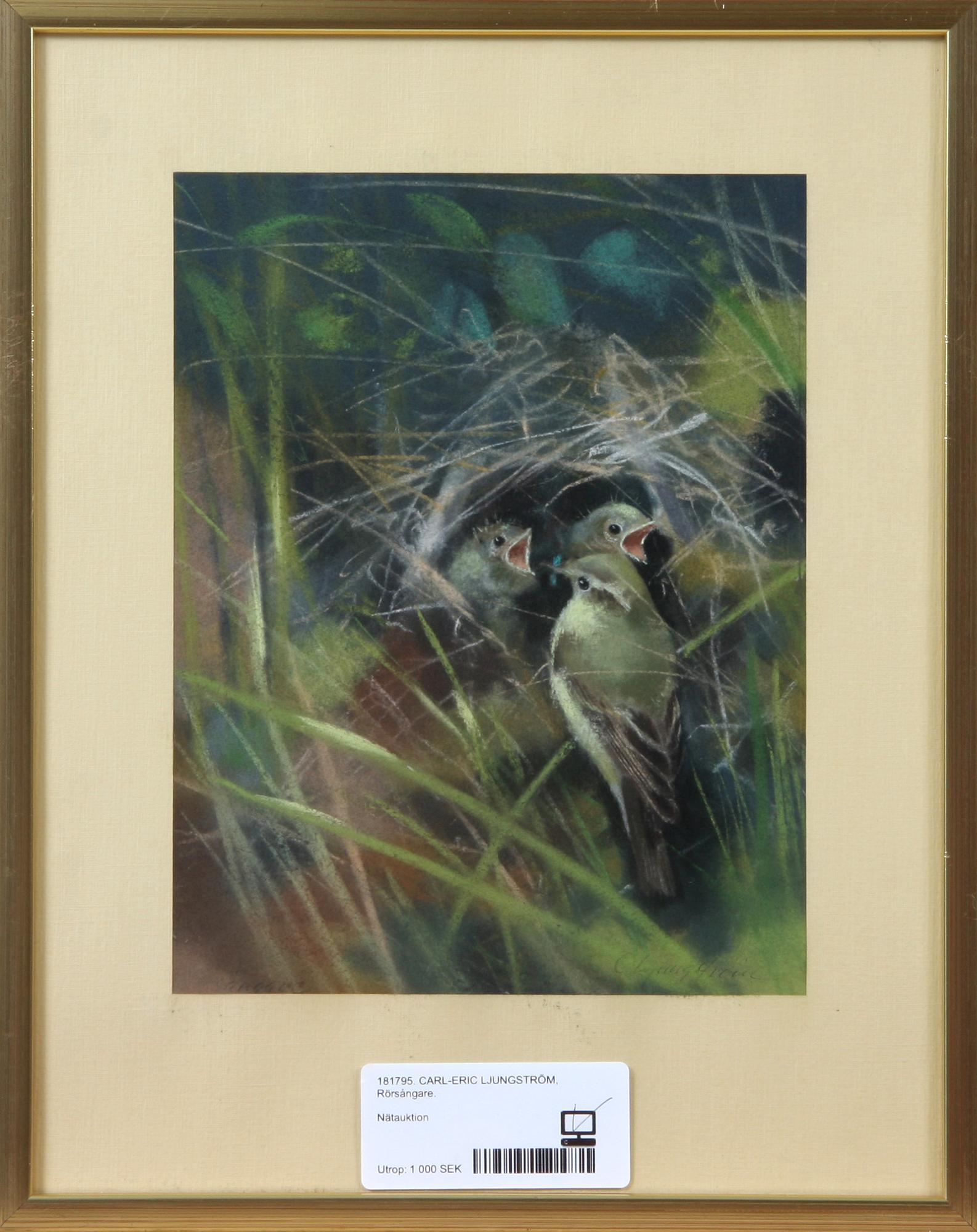 CARL-ERIC LJUNGSTRÖM, pastell, sign.