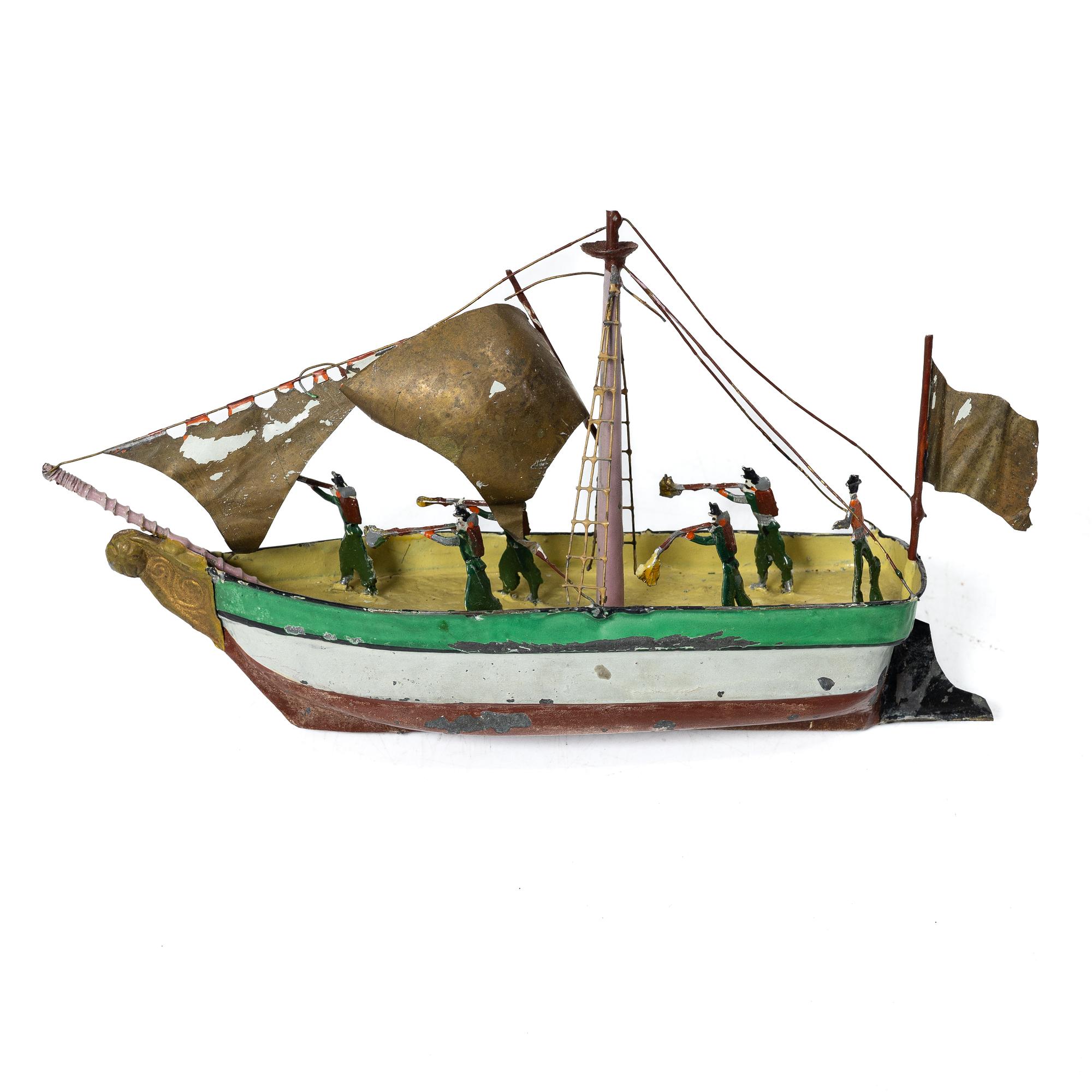 Tin toys, 8 pieces, first half of the 20th century.