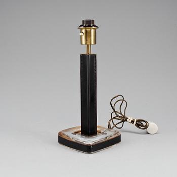 BORDSLAMPA, okänd tillverkare, omkring 1900-talets mitt.