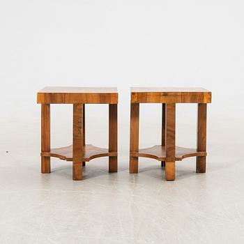Coffee table/Nightstand, a pair, Art Deco, first half of the 20th century.