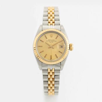 Rolex, Oyster Perpetual, Date, wristwatch, 26 mm.