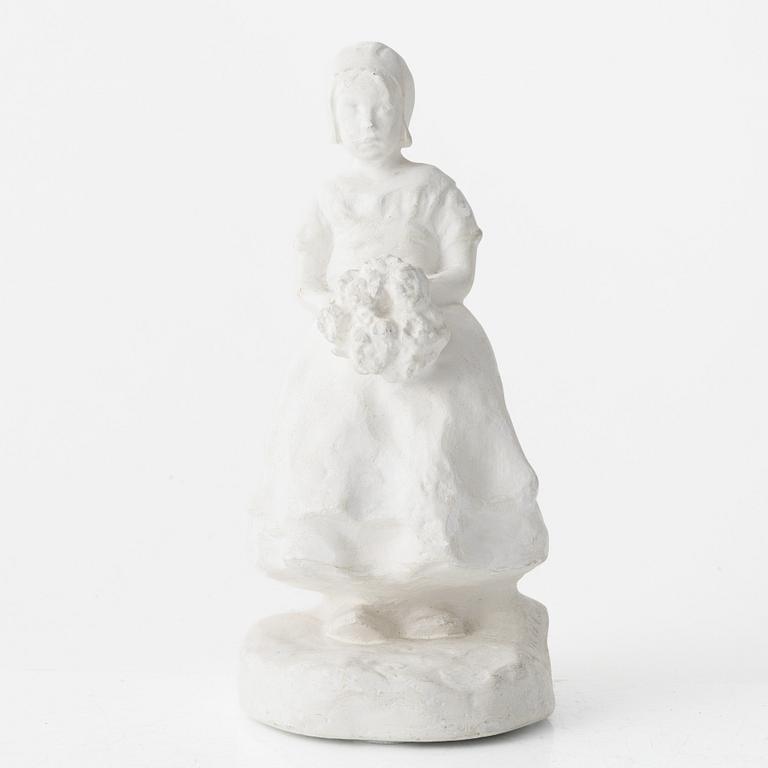 Ruth Milles, sculpture, plaster, signed.