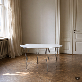 Bruno Mathsson, Dining table, "Supercircle", Fritz Hansen, Denmark, 2001.