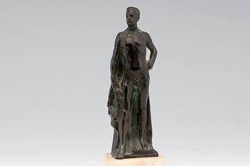 649. ALFRED OHLSON (SVERIGE), skulptur, patinerad brons, sign.