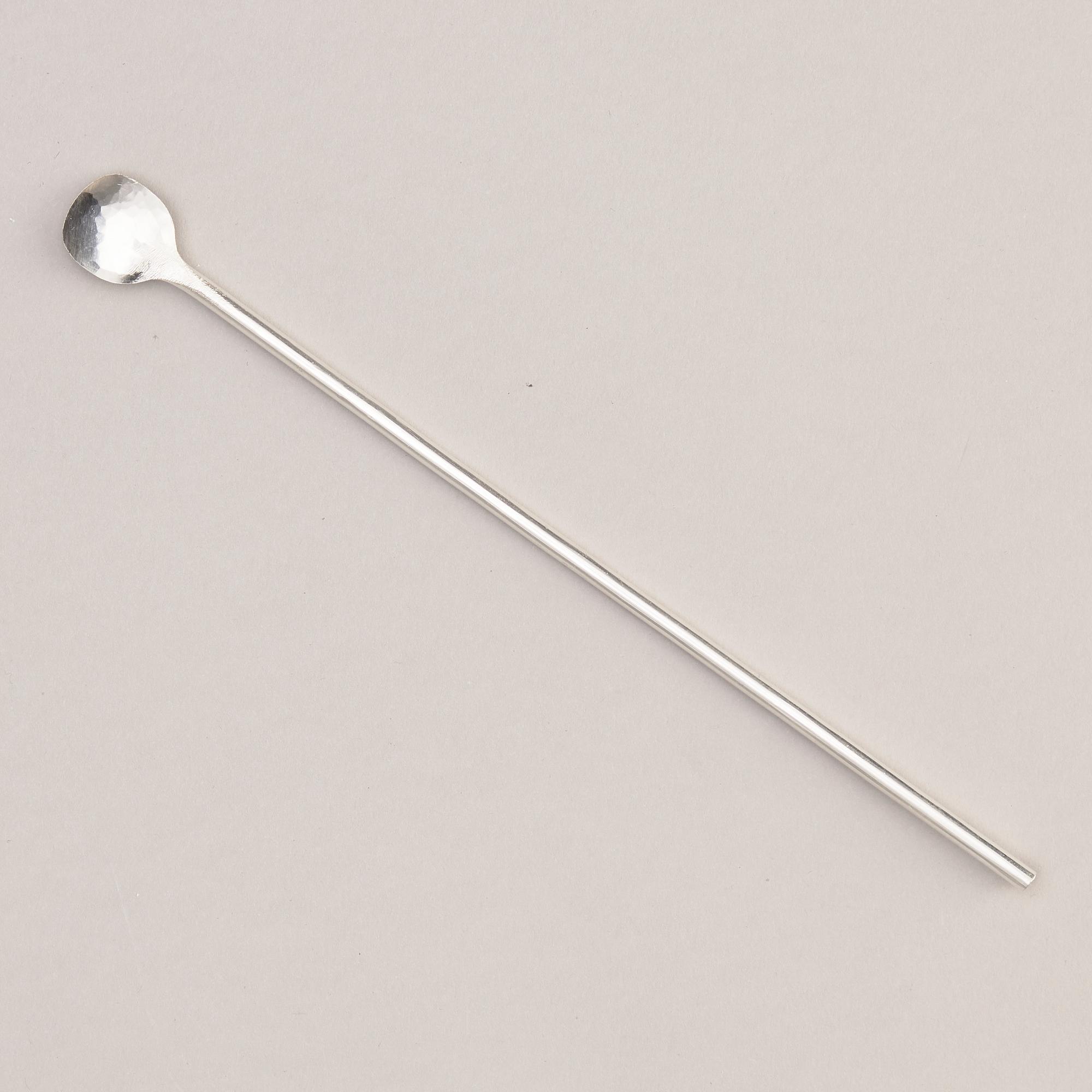 A sterling silver drink spoon, Rolf Lindståhl, Stockholm.