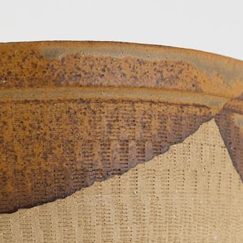 Karin Björquist, a unique stoneware bowl, Gustavsberg, Sweden.